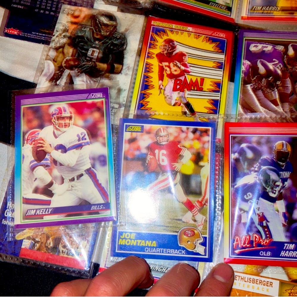 $120+ VALUE! Vintage 80’s SCORE Football Cards
